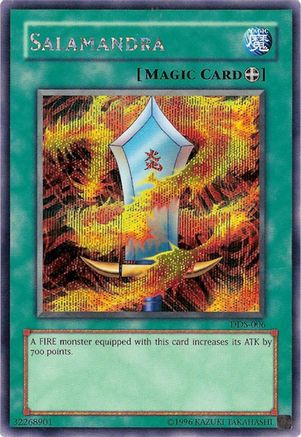 Salamandra (Dark Duel Stories) (Prismatic Secret Rare) (DDS-006) - Yu-Gi-Oh! Video Game Promotional Cards Unlimited