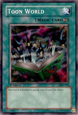 Toon World (Super Rare) (MRL-076) - Magic Ruler 1st Edition