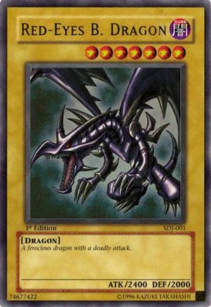 Red-Eyes B. Dragon (Ultra Rare) (SDJ-001) - Starter Deck: Joey 1st Edition