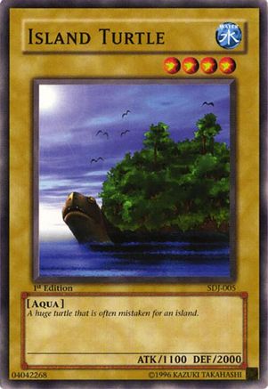 Island Turtle (Common) (SDJ-005) - Starter Deck: Joey 1st Edition