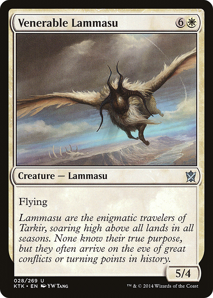 Venerable Lammasu (KTK-028) [Khans of Tarkir]