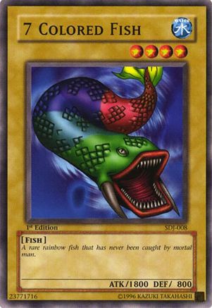 7 Colored Fish (Common) (SDJ-008) - Starter Deck: Joey 1st Edition