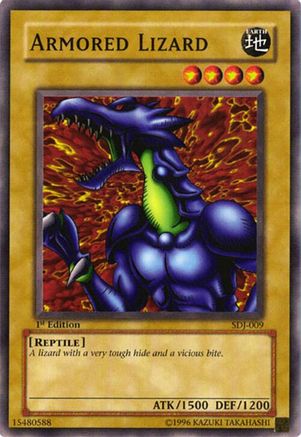 Armored Lizard (Common) (SDJ-009) - Starter Deck: Joey 1st Edition