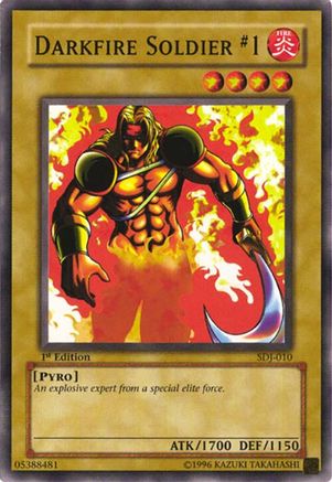 Darkfire Soldier #1 (Common) (SDJ-010) - Starter Deck: Joey Unlimited