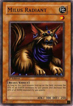 Milus Radiant (Common) (SDJ-014) - Starter Deck: Joey 1st Edition