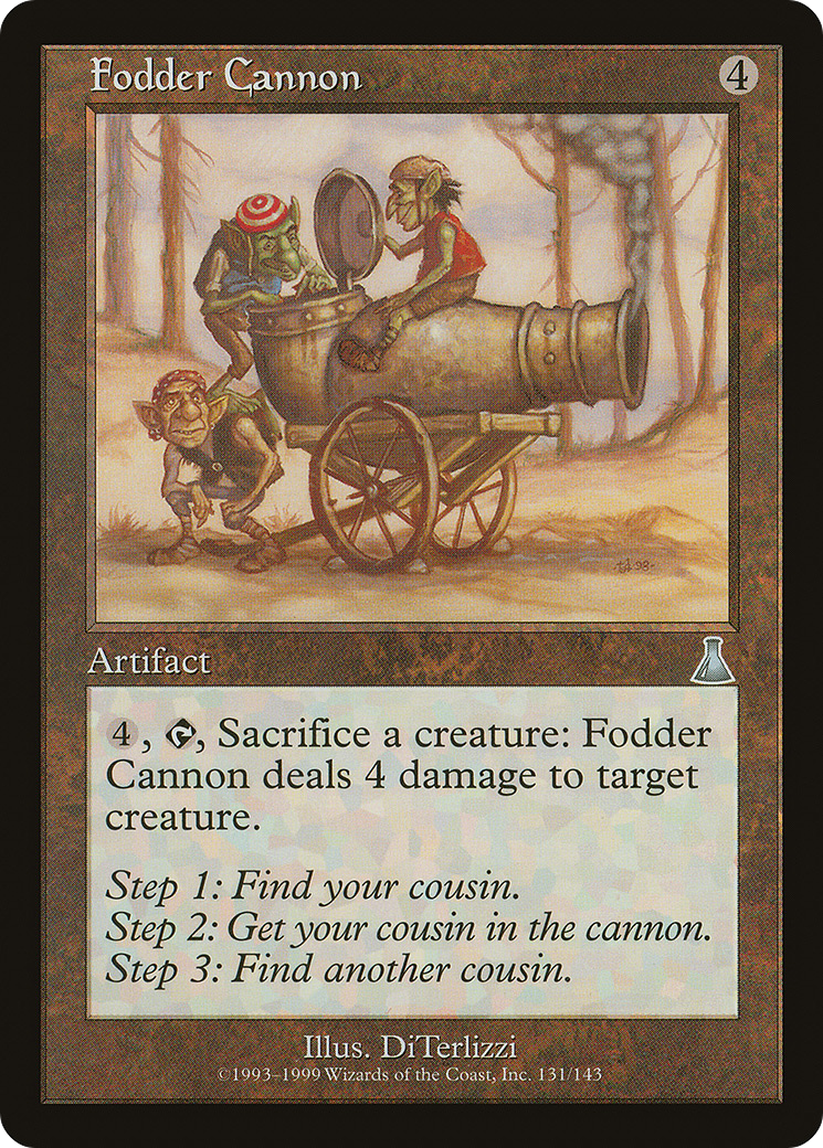 Fodder Cannon (UDS-131) [Urza's Destiny] Foil
