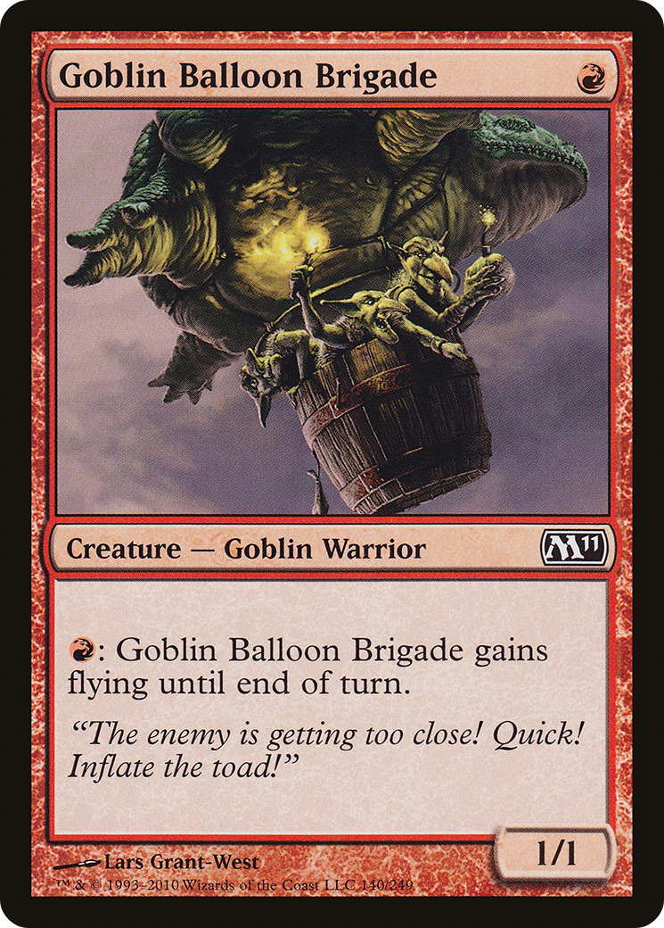 Goblin Balloon Brigade (M11-140) [Magic 2011] Foil