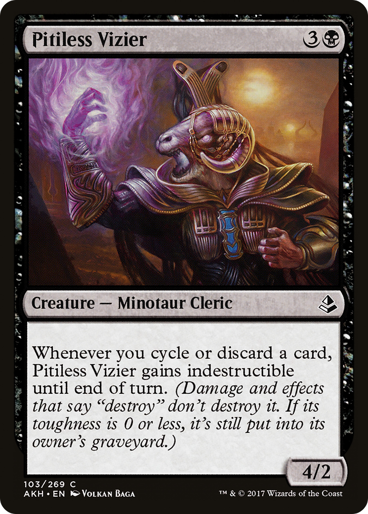 Pitiless Vizier (AKH-103) [Amonkhet]