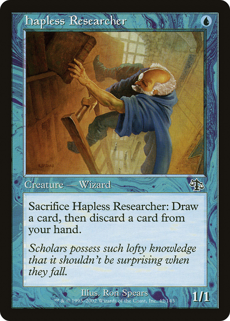 Hapless Researcher (JUD-042) [Judgment] Foil