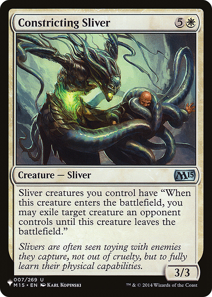 Constricting Sliver (LIST-007/269) [The List]