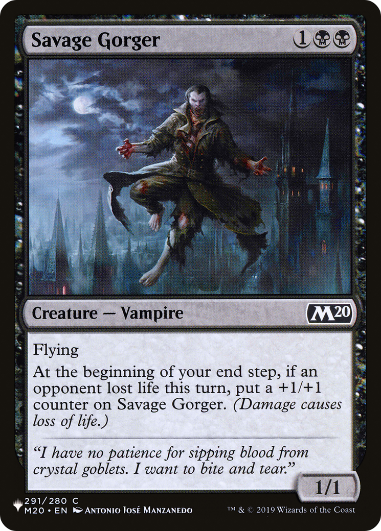 Savage Gorger (LIST-291/280) [The List]