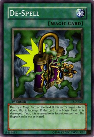 De-Spell (Common) (SDJ-029) - Starter Deck: Joey Unlimited