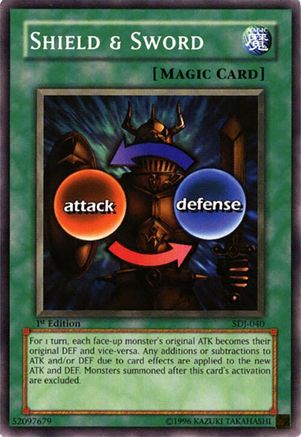 Shield & Sword (Common) (SDJ-040) - Starter Deck: Joey Unlimited