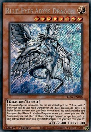 Blue-Eyes Abyss Dragon (Secret Rare) (LDS2-EN015) - Legendary Duelists: Season 2 1st Edition