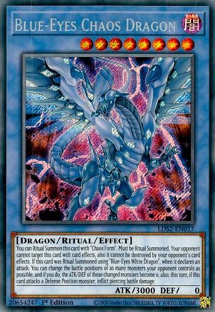 Blue-Eyes Chaos Dragon (Secret Rare) (LDS2-EN017) - Legendary Duelists: Season 2 1st Edition
