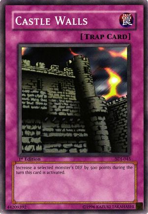 Castle Walls (Common) (SDJ-045) - Starter Deck: Joey Unlimited