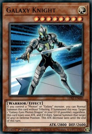 Galaxy Knight (Ultra Rare) (LDS2-EN049) - Legendary Duelists: Season 2 1st Edition