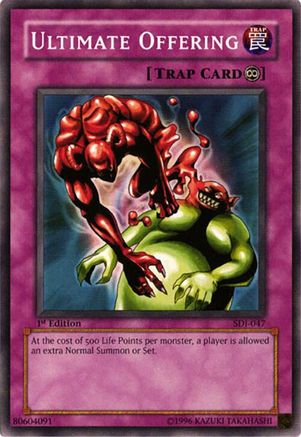 Ultimate Offering (Common) (SDJ-047) - Starter Deck: Joey Unlimited