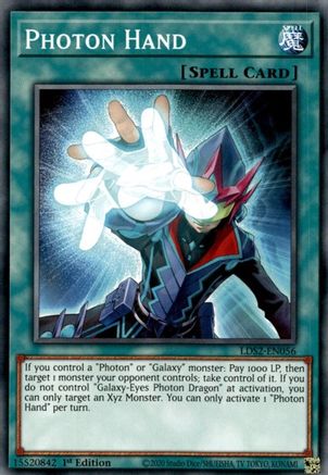 Photon Hand (LDS2-EN056) - Legendary Duelists: Season 2 1st Edition
