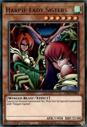 Harpie Lady Sisters (Ultra Rare) (LDS2-EN065) - Legendary Duelists: Season 2 1st Edition