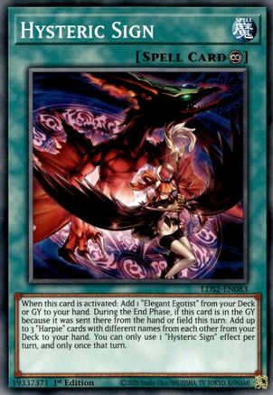 Hysteric Sign (Common) (LDS2-EN083) - Legendary Duelists: Season 2 1st Edition