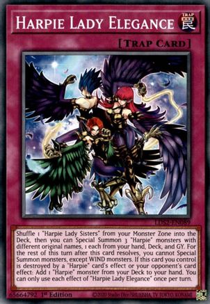 Harpie Lady Elegance (Common) (LDS2-EN089) - Legendary Duelists: Season 2 1st Edition