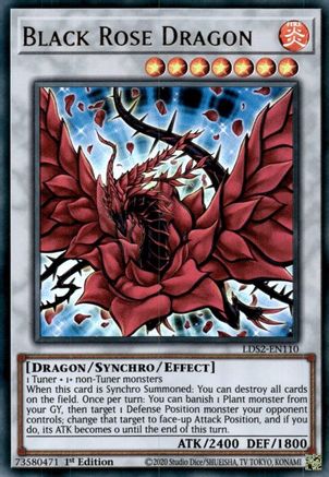 Black Rose Dragon (Ultra Rare) (LDS2-EN110) - Legendary Duelists: Season 2 1st Edition