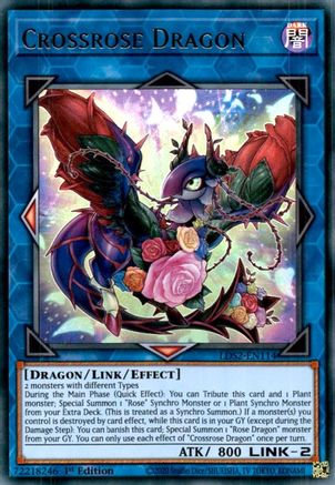 Crossrose Dragon (Ultra Rare) (LDS2-EN114) - Legendary Duelists: Season 2 1st Edition