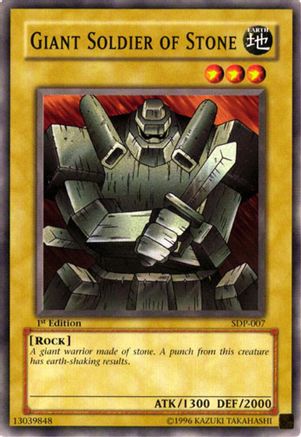 Giant Soldier of Stone (Common) (SDP-007) - Starter Deck: Pegasus Unlimited
