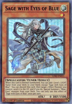 Sage with Eyes of Blue (Blue) (Ultra Rare) (LDS2-EN011) - Legendary Duelists: Season 2 1st Edition