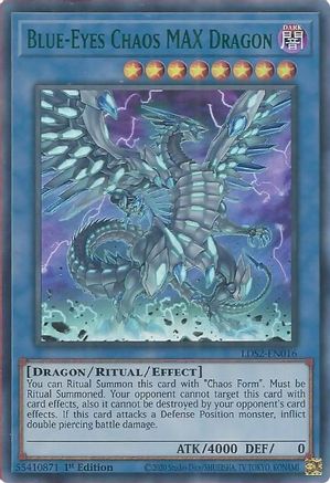 Blue-Eyes Chaos MAX Dragon (Green) (Ultra Rare) (LDS2-EN016) - Legendary Duelists: Season 2 1st Edition