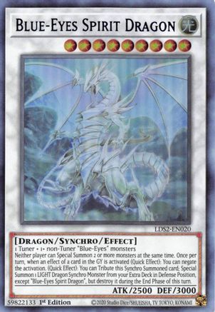Blue-Eyes Spirit Dragon (Blue) (Ultra Rare) (LDS2-EN020) - Legendary Duelists: Season 2 1st Edition