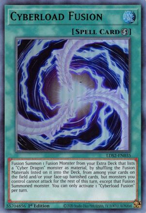 Cyberload Fusion (Green) (Ultra Rare) (LDS2-EN035) - Legendary Duelists: Season 2 1st Edition