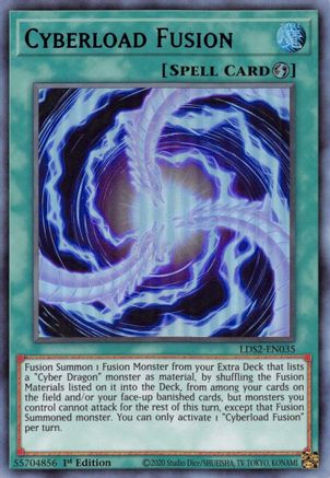 Cyberload Fusion (Purple) (Ultra Rare) (LDS2-EN035) - Legendary Duelists: Season 2 1st Edition