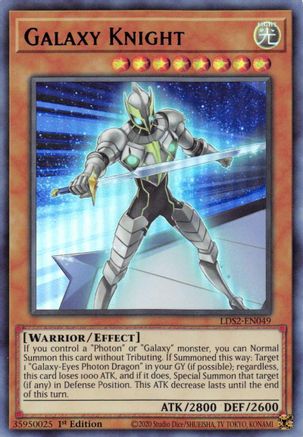 Galaxy Knight (Blue) (Ultra Rare) (LDS2-EN049) - Legendary Duelists: Season 2 1st Edition