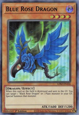 Blue Rose Dragon (Blue) (Ultra Rare) (LDS2-EN104) - Legendary Duelists: Season 2 1st Edition