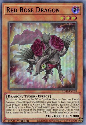 Red Rose Dragon (Blue) (Ultra Rare) (LDS2-EN108) - Legendary Duelists: Season 2 1st Edition