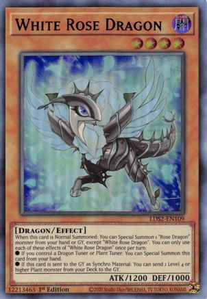 White Rose Dragon (Green) (Ultra Rare) (LDS2-EN109) - Legendary Duelists: Season 2 1st Edition