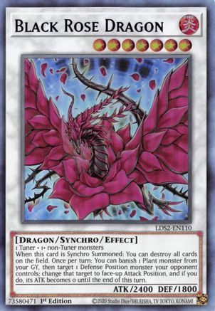Black Rose Dragon (Blue) (Ultra Rare) (LDS2-EN110) - Legendary Duelists: Season 2 1st Edition