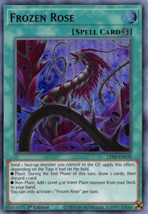 Frozen Rose (Blue) (Ultra Rare) (LDS2-EN119) - Legendary Duelists: Season 2 1st Edition