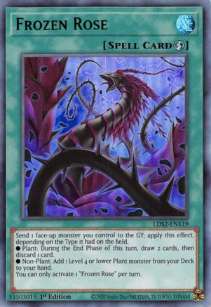 Frozen Rose (Green) (Ultra Rare) (LDS2-EN119) - Legendary Duelists: Season 2 1st Edition