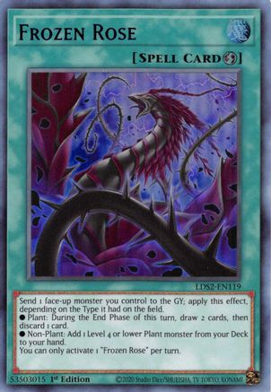 Frozen Rose (Purple) (Ultra Rare) (LDS2-EN119) - Legendary Duelists: Season 2 1st Edition
