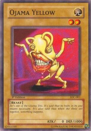 Ojama Yellow (Common) (IOC-001) - Invasion of Chaos 1st Edition