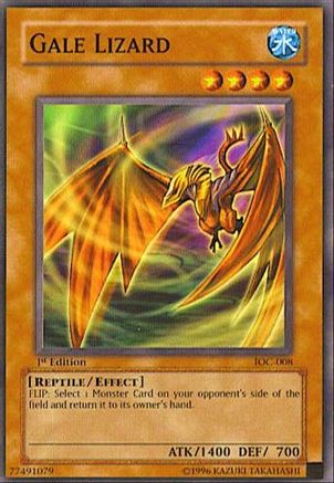 Gale Lizard (Common) (IOC-008) - Invasion of Chaos 1st Edition
