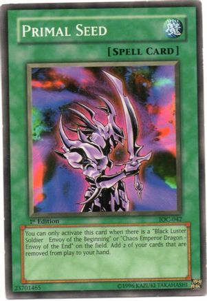 Primal Seed (Common) (IOC-042) - Invasion of Chaos 1st Edition