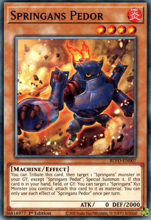 Springans Pedor (Common) (BLVO-EN007) - Blazing Vortex 1st Edition