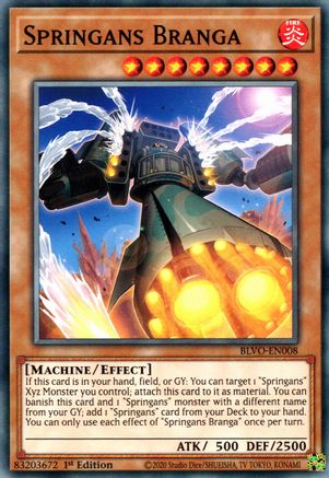 Springans Branga (Common) (BLVO-EN008) - Blazing Vortex 1st Edition