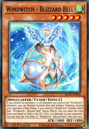 Windwitch - Blizzard Bell (Common) (BLVO-EN016) - Blazing Vortex 1st Edition