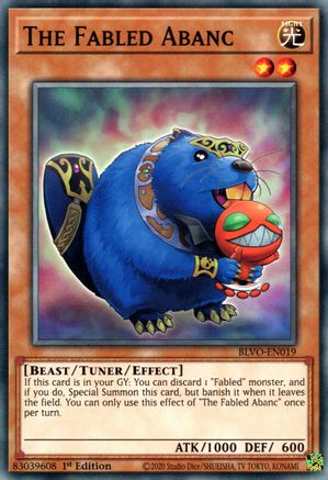 The Fabled Abanc (Common) (BLVO-EN019) - Blazing Vortex 1st Edition