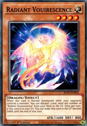 Radiant Vouirescence (Common) (BLVO-EN031) - Blazing Vortex 1st Edition